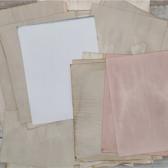 Dyed Paper Seconds: Imperfect Eco Dyed Paper Mix with Dictionary Prints - Picture 6 of 13